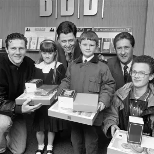 Huddersfield Town Captain Peter Jackson at Bradford and Bingley Building Society Print