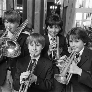 Huddersfield Youth Band at Yorkshire Evening Print 1985 Huddersfield Youth Band at Yorkshire Evening Print 1985