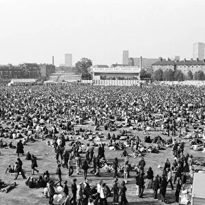 A huge crowd enjoys The Oval Pop Festival, Oval Cricket Ground, South London