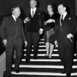 Hugh Cudlipp, Chairman of the Mirror Group of Newspapers (2nd Left) Hugh Cudlipp, Chairman of the Mirror Group of Newspapers (2nd Left)
