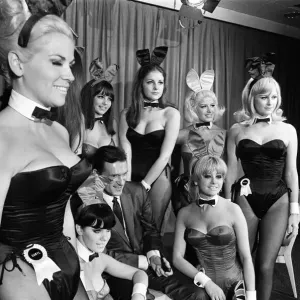 Hugh Hefner, el editor y publicador de 40 años de la revista Playboy.