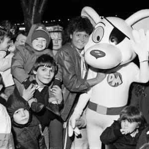 Huddersfield Christmas Lights Switch On 1986 Print