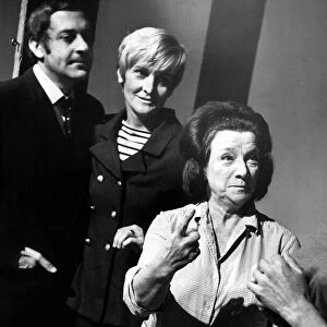 Hylda Baker seen here during rehearsing at Royal Court Theatre with Harry H Corbett