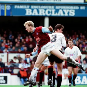 Iain Dowie Heads the Ball Print, West Ham vs Swindon 1991 Iain Dowie Heads the Ball Print, West Ham vs Swindon 1991