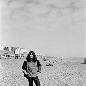 Ian Gillan, lead singer of the Deep Purple rock group, pictured in the Royal Pavillion