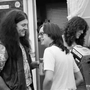 Ian Gillan Backstage at Reading Festival 1983 Print
