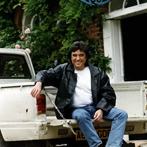 Ian McShane Actor star of the TV series Lovejoy filming the new series on location in