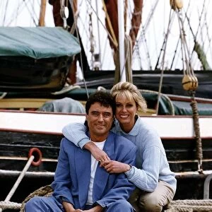 Ian McShane Actor star of the TV series Lovejoy with Joanna Lumley
