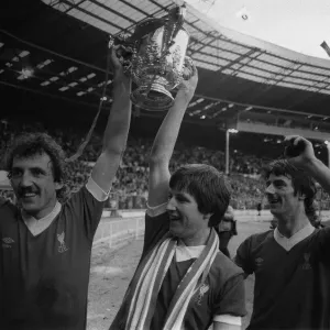 Ian Rush right with Alan Kennedy and Ronnie Whelan of Liverpool with the League Cup after Ian Rush right with Alan Kennedy and Ronnie Whelan of Liverpool with the League Cup after
