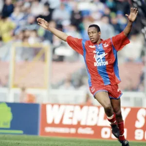 Ian Wright Football Celebrates Crystal Palace Print (00317)