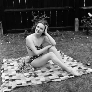 Ice skater, Miss Trudi Nugent, 23 years old. She is currently performing in