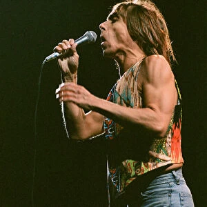 Iggy Pop (USA singer) performing at The Reading Rock Festival, Little Johns Farm