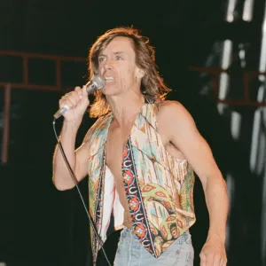 Iggy Pop (USA singer) performing at The Reading Rock Festival, Little Johns Farm Iggy Pop (USA singer) performing at The Reading Rock Festival, Little Johns Farm