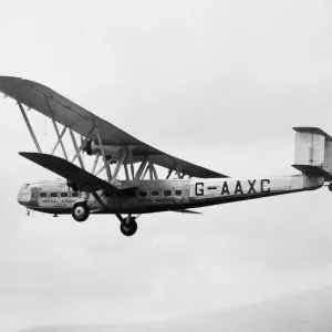 Imperial Airways Heracles launch, 1932. This aircraft, G-aXC Imperial Airways Heracles launch, 1932. This aircraft, G-aXC