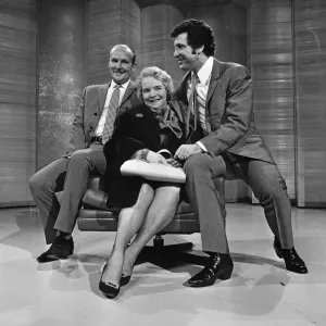 Two very important visitors to ATV studios at Elstree this afternoon were Mr Two very important visitors to ATV studios at Elstree this afternoon were Mr