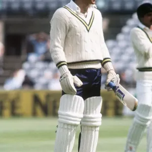 Imran Khan Cricket Print - England vs Pakistan Test Match