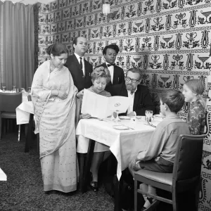 Indian restaurant opens in Redcar. 1971 Indian restaurant opens in Redcar. 1971