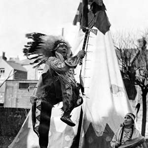 Indians in Sussex Mr Ted Blackmore (Big Chief Works Wonders of Okehurst Road