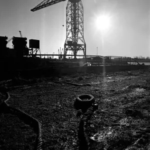 Industry Ship building: The John Brown shipyard on the Clyde left to decay Industry Ship building: The John Brown shipyard on the Clyde left to decay