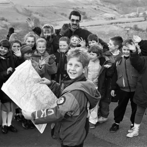 Ingleborough in the Yorkshire Dales was the destination for pupils of Wilberlee Junior Ingleborough in the Yorkshire Dales was the destination for pupils of Wilberlee Junior