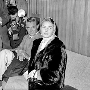 Ingrid Bergman with Cary Grant in London Actress Actor film star