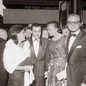 Ingrid Bergman with husband Lars Schmidt Actress May 1962