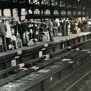 Glasgow Central Station Print May 1955