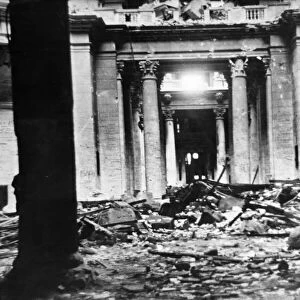 Inside the ruins of the Reichstag. Circa July 1945