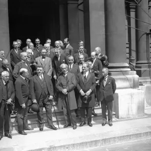 Inter-Allied conference in London 17th July 1924 Front row left to right Frank Kellogg Inter-Allied conference in London 17th July 1924 Front row left to right Frank Kellogg