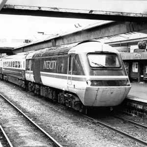 Intercity 125 Train at Derby Station 15th June 1989 Intercity 125 Train at Derby Station 15th June 1989