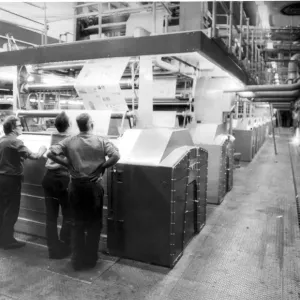 Daily Express Machine Room Print, 1975