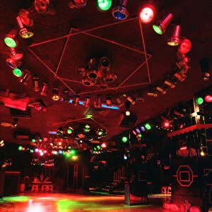 Interior of Pagoda Park nightclub in Smallbrook Queensway, Birmingham. 26th November 1992