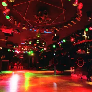 Interior of Pagoda Park nightclub in Smallbrook Queensway, Birmingham. 26th November 1992 Interior of Pagoda Park nightclub in Smallbrook Queensway, Birmingham. 26th November 1992