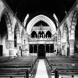 Interior of St Andrews Church, Uxbridge, Circa 1934 Interior of St Andrews Church, Uxbridge, Circa 1934