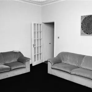 Interior views of accommodation in Clapham, London. Pictured, views of the lounge