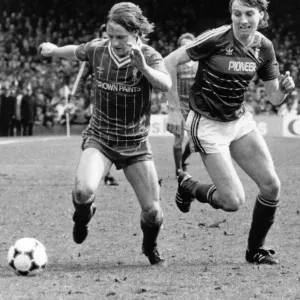 Ipswich Town 0 v Liverpool 0 Print, April 1985