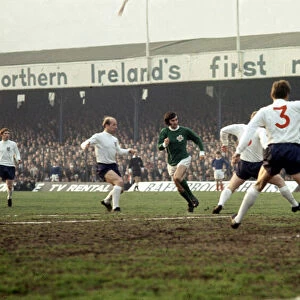 Ireland v England British Home Championship match at Windsor Park, Belfast, 3rd May 1969