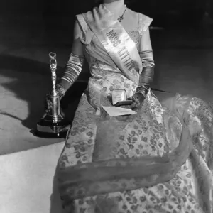 Irene Hogan, aged 20 years old, from Liverpool, is crowned Miss Littlewood 1960 Irene Hogan, aged 20 years old, from Liverpool, is crowned Miss Littlewood 1960