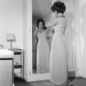 Irina Demick at Claridges Hotel, London Print, 2nd June 1965 Irina Demick at Claridges Hotel, London Print, 2nd June 1965