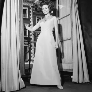 Irina Demick, french actress, in the UK for premiere of new film