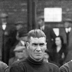 Irish League: Elisha Scott Belfast Celtic goal keeper. October 1935 P007212