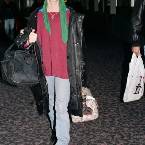 Irish singer Sinead O Connor arriving at Heathrow Airport. 19th October 1992 Irish singer Sinead O Connor arriving at Heathrow Airport. 19th October 1992