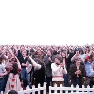 Isle of Wight pop festival circa 1970 Isle of Wight pop festival circa 1970
