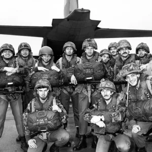 Teesside Airport RAF Hercules Print 17th June 1987 Teesside Airport RAF Hercules Print 17th June 1987