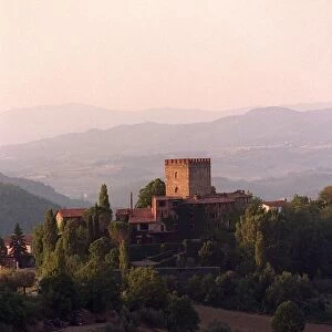 Italy Umbria Castelo Di Polgeto Thirteenth Century Castle