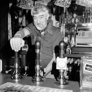Ivan Beavis, a Coronation Street actor, working as a barman in the Harrow off Fleet Ivan Beavis, a Coronation Street actor, working as a barman in the Harrow off Fleet