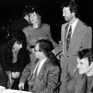 The Ivor Novello Awards at Gorsvenor House, London. Pictured, Bill Wyman, Pattie Boyd The Ivor Novello Awards at Gorsvenor House, London. Pictured, Bill Wyman, Pattie Boyd
