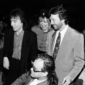 The Ivor Novello Awards at Gorsvenor House, London. Pictured, Bill Wyman, Pattie Boyd The Ivor Novello Awards at Gorsvenor House, London. Pictured, Bill Wyman, Pattie Boyd