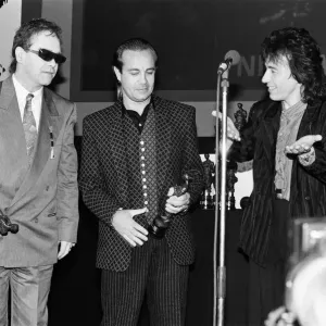 The Ivor Novello Awards at Gorsvenor House, London. Pictured, on stage Elton John The Ivor Novello Awards at Gorsvenor House, London. Pictured, on stage Elton John