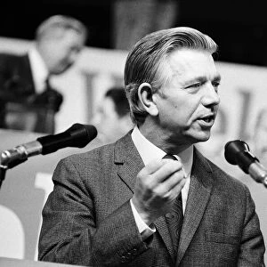 Jack Ashley speaking at the Labour Party Conference. 8th October 1971